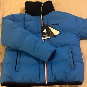 Fourlaps Cozy Blue Puffer Jacket